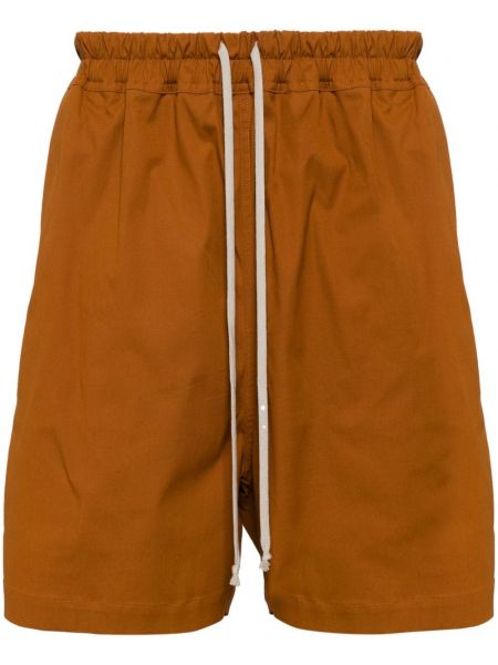 Puuvilla shortsit Rick Owens oranssi