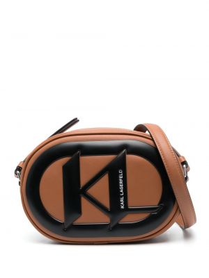 Чанта през рамо Karl Lagerfeld кафяво