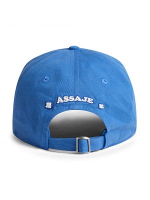 Haftowana czapka Dsquared2 niebieska
