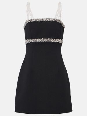 Mini vestido de crepé Rebecca Vallance negro