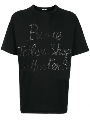 T-shirt con paillettes Bode nero