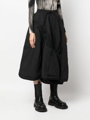 Prošívané midi sukně Y-3 černé