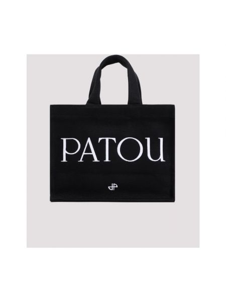 Shopper handtasche mit taschen Patou schwarz