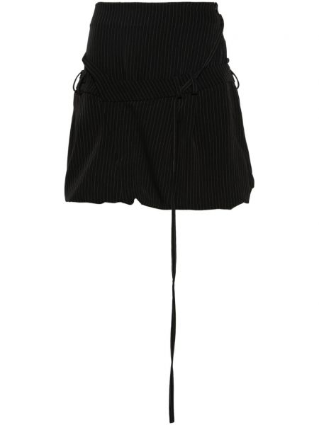 Pruhované mini sukně s potiskem Ottolinger černé