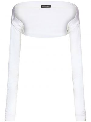 Satenska jakna Dolce & Gabbana bijela