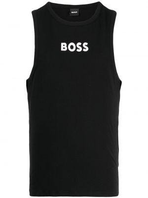 Camicia con stampa Boss nero