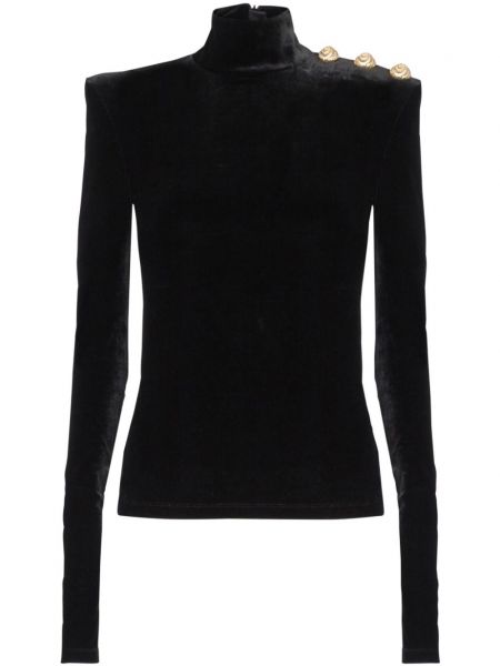 Rullekrave top Balmain sort