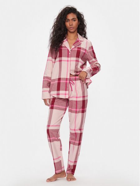 Pijamale cu croială lejeră Triumph roz