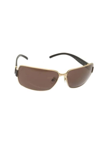 Brązowe okulary przeciwsłoneczne Chanel Vintage