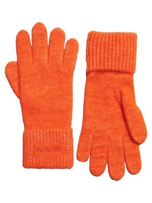 Перчатки Superdry оранжевые