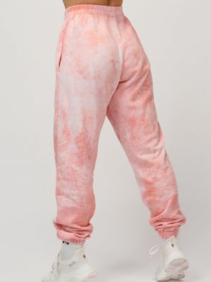 Teplákové nohavice Nebbia ružová