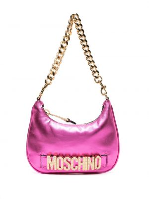 Kožená kabelka Moschino