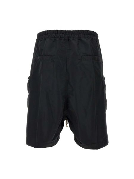 Pantalones cortos plisados Rick Owens negro