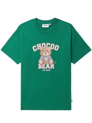 T-shirt aus baumwoll Chocoolate grün