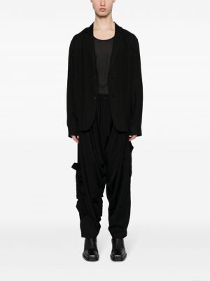 Hose aus baumwoll ausgestellt Yohji Yamamoto schwarz