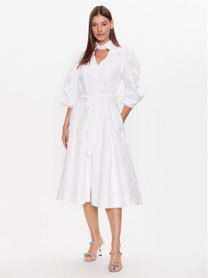 Φόρεμα σε στυλ πουκάμισο Karl Lagerfeld λευκό