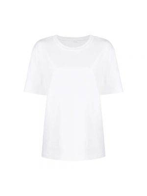 Koszulka bawełniana oversize Alexander Wang biała