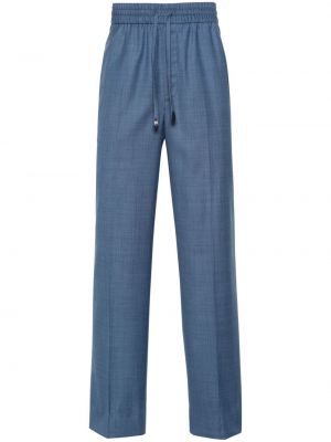 Pantalon en laine Brioni bleu