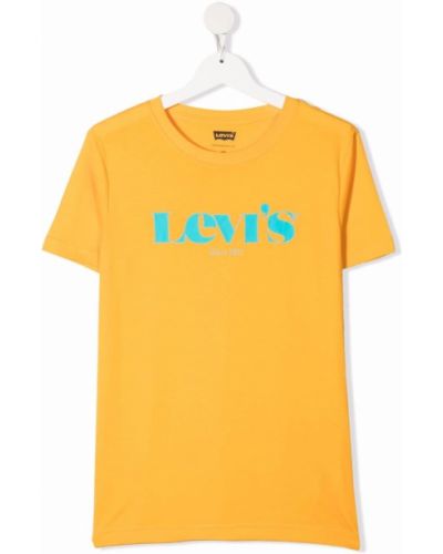T-shirt bawełniana z printem Levis Kids
