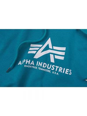Худи Alpha Industries синее