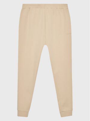 Pantaloni tuta Calvin Klein Curve beige