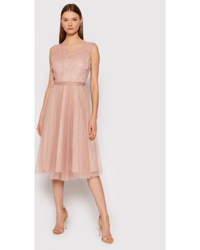 Koktejlové šaty Rinascimento - růžová