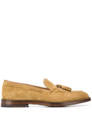 Loafers σουέντ Scarosso καφέ