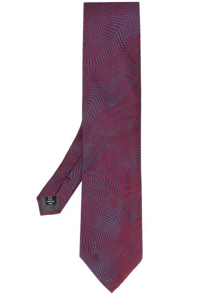Corbata con estampado con estampado abstracto Gianfranco Ferré Pre-owned rojo