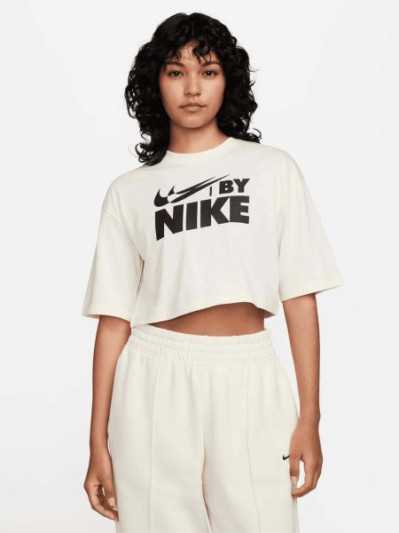 Бавовняна футболка Nike біла