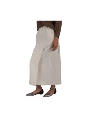Falda larga de lino Aspesi blanco