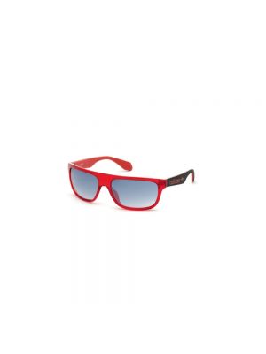 Okulary przeciwsłoneczne Adidas Originals czerwone