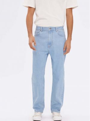 Niebieskie proste jeansy Americanos