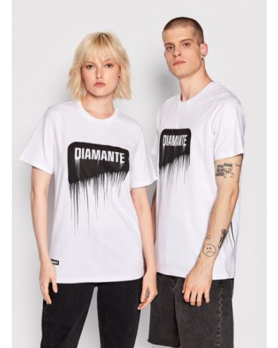 Diamante Wear Póló Unisex Spray Fehér Regular Fit