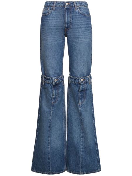 Bomuld straight jeans Coperni blå