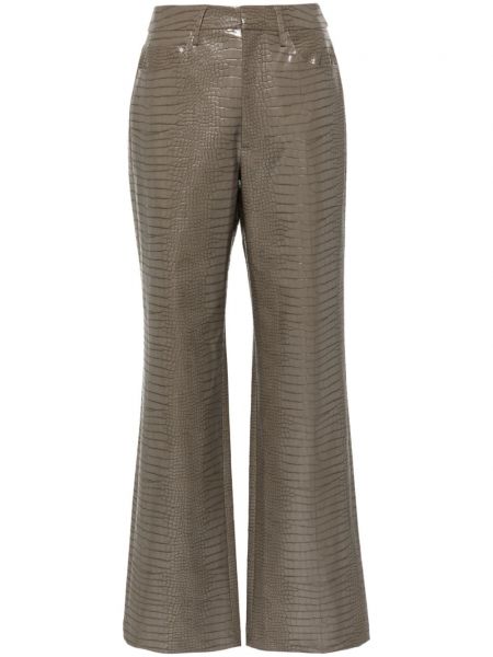 Pantalon droit Rotate Birger Christensen marron