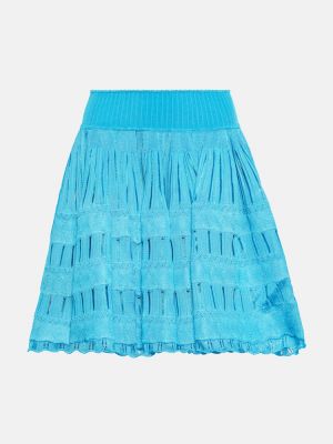 Φούστα mini Alaã¯a μπλε