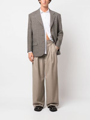 Spodnie wełniane Hed Mayner beżowe