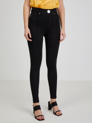Obcisłe spodnie skinny fit Orsay czarne
