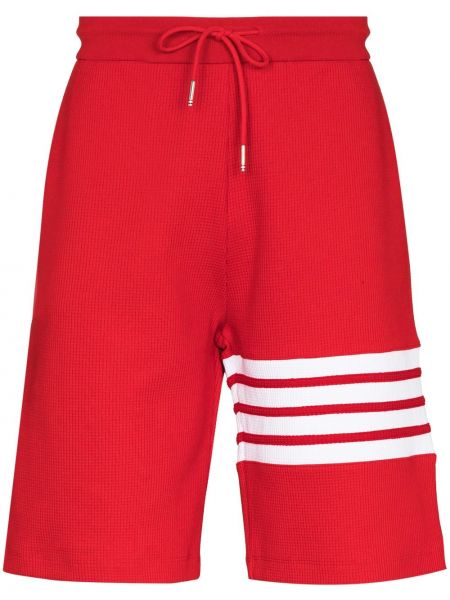 Pantalones cortos deportivos Thom Browne rojo