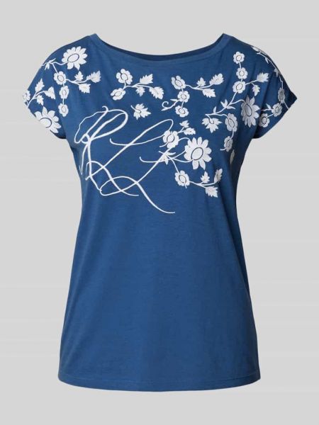 Koszulka Lauren Ralph Lauren niebieska