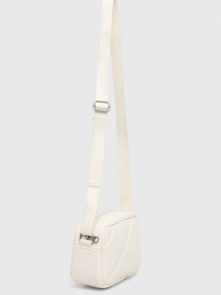 Pikowana torba na ramię Calvin Klein Jeans beżowa