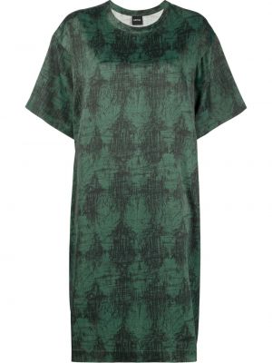 Sukienka z nadrukiem Aspesi zielona