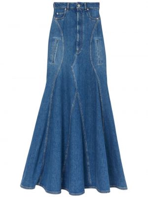 Spódnica jeansowa Burberry niebieska