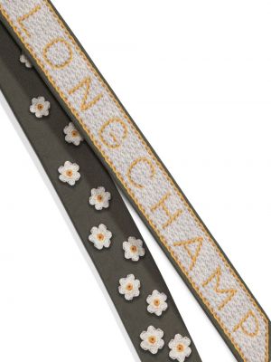 Echarpe en soie à fleurs à imprimé Longchamp