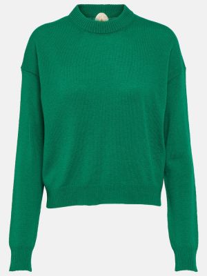 Sweter wełniany z kaszmiru Jardin Des Orangers zielony