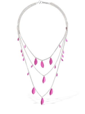 Ogrlica Isabel Marant ružičasta