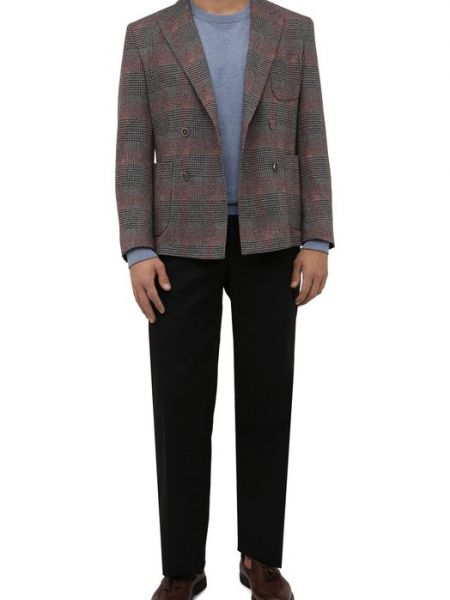 Хлопковый пиджак из вискозы Dolce & Gabbana