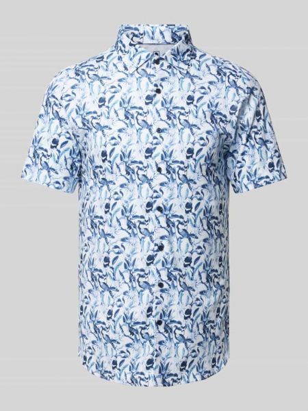 Koszula slim fit Desoto błękitna