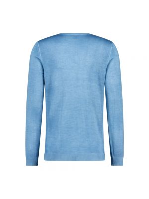 Jersey de seda de cachemir de tela jersey Avant Toi azul