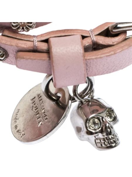 Cinturón de cuero Alexander Mcqueen Pre-owned rosa